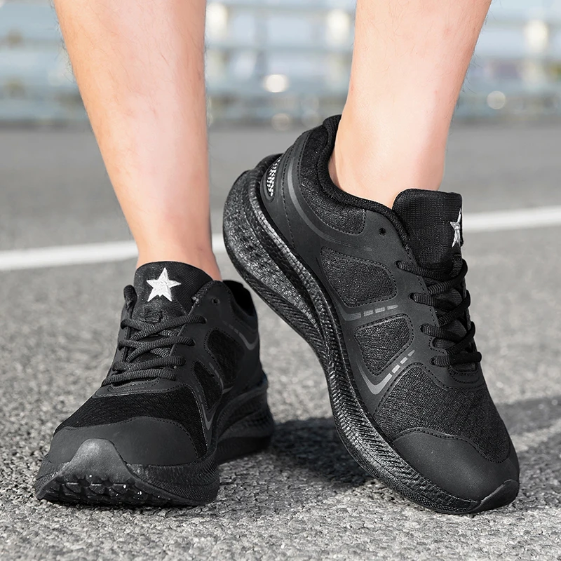 Fashion platform men's running shoes fashion casual knitted breathable black sports shoes men's outdoor sports jogging shoes men
Fashion platform men's running shoes fashion casual knitted breathable black sports shoes men's outdoor sports jogging shoes men