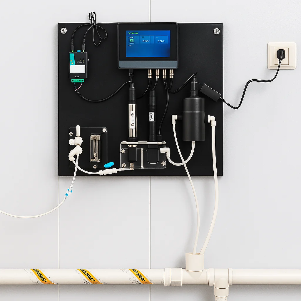 Online Monitoring Device for City Pipeline Water Supply RS485 4-20mA PH EC ORP Water Quality Sensor
Online Monitoring Device for City Pipeline Water Supply RS485 4-20mA PH EC ORP Water Quality Sensor