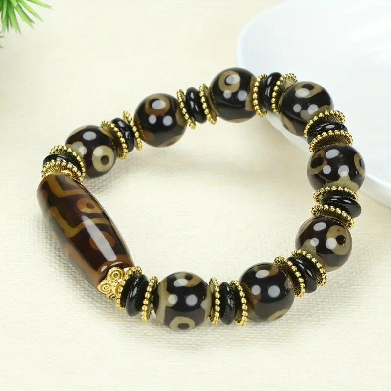 Bohemian Ethnic Style Dzi Bead Bracelet, Exquisite Fashion Men's and Women's Bracelet Jewelry
Bohemian Ethnic Style Dzi Bead Bracelet, Exquisite Fashion Men's and Women's Bracelet Jewelry