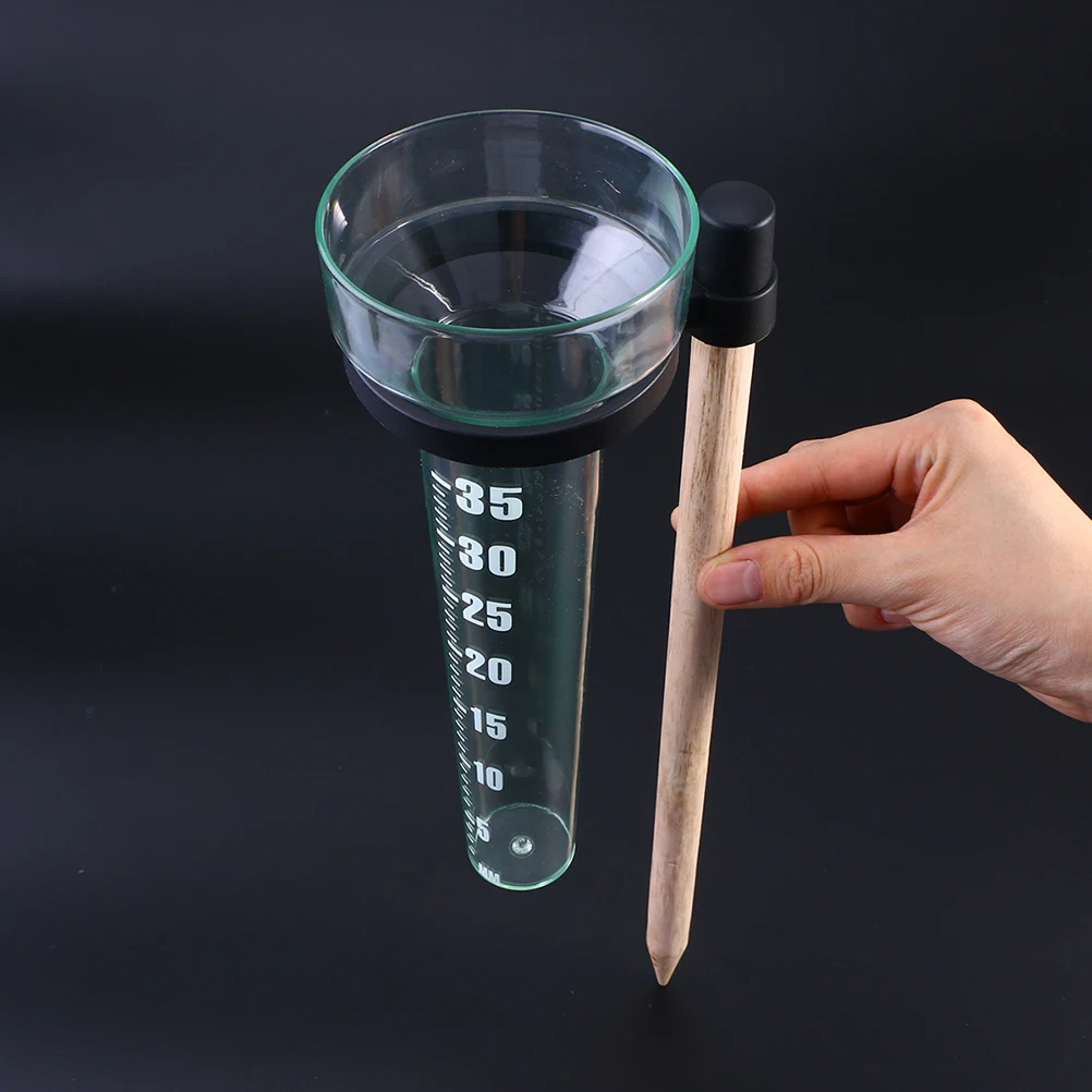 1pc Rain Gauge Measuring Cup 35cm Rainfall Transparent Plastic Outdoor Farming Meteorological Climate Research Reusable
1pc Rain Gauge Measuring Cup 35cm Rainfall Transparent Plastic Outdoor Farming Meteorological Climate Research Reusable