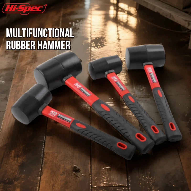 Hi-Spec 1PC Heavy Duty Mallet Rubber Hammer Double Faced Household Mini Hammer Multifunctional Mallet Hand Tool 8/12/16/24 Oz
Hi-Spec 1PC Heavy Duty Mallet Rubber Hammer Double Faced Household Mini Hammer Multifunctional Mallet Hand Tool 8/12/16/24 Oz