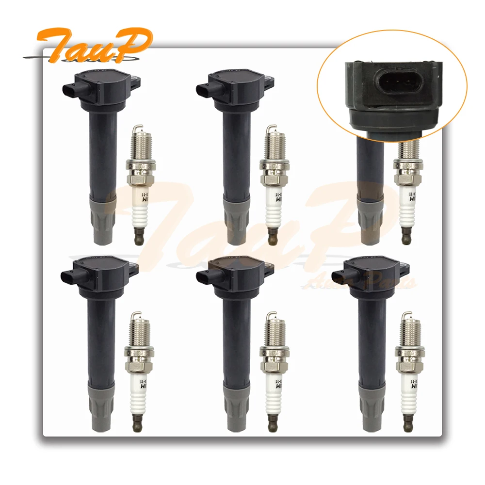 6Pcs Ignition Coil+Spark Plug for Chrysler Town & Country 2008-2010 4606869AC 04606869AC CU1372
6Pcs Ignition Coil+Spark Plug for Chrysler Town & Country 2008-2010 4606869AC 04606869AC CU1372