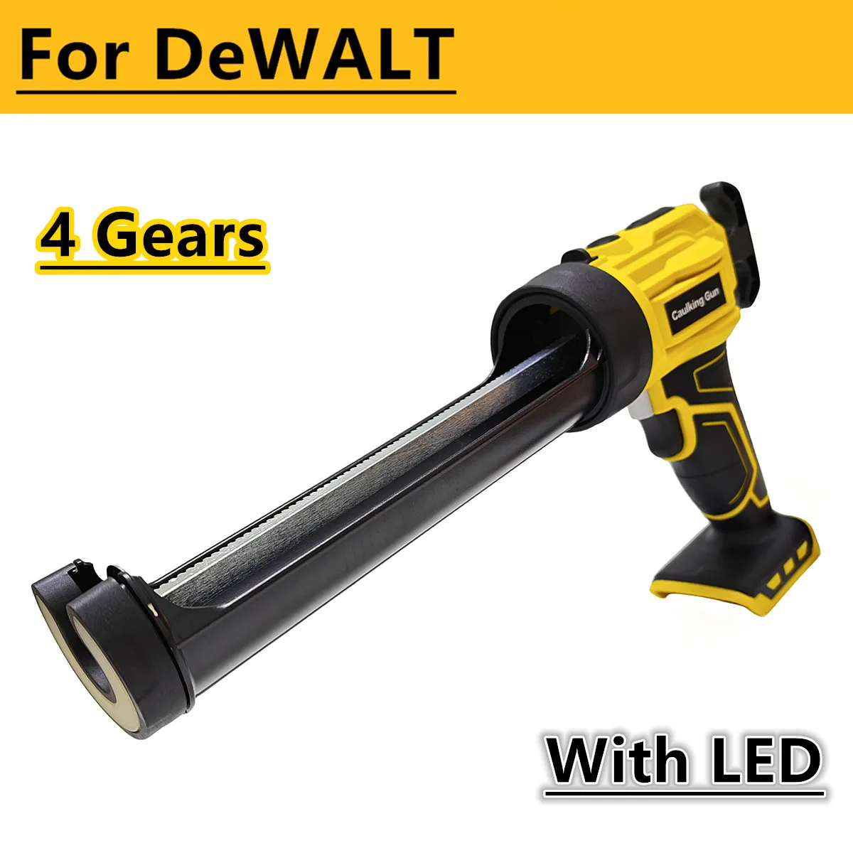 For DEWALT 20V Battery Electric Caulking Gun Brushless Glass Adhesive Gun 4 Speed With LED Silicone Gun Power Tools
For DEWALT 20V Battery Electric Caulking Gun Brushless Glass Adhesive Gun 4 Speed With LED Silicone Gun Power Tools