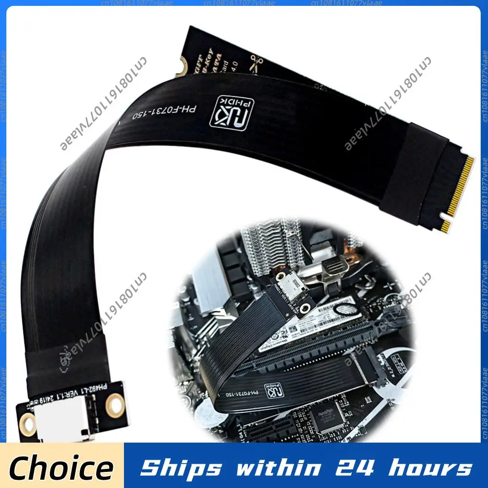 M.2 NVME to Oculink 4i Extension Cable PCIE4.0 To SFF-8611/8612 Female to Female Adapter M2 M Key PCIe4.0 Graphic Card Extension
M.2 NVME to Oculink 4i Extension Cable PCIE4.0 To SFF-8611/8612 Female to Female Adapter M2 M Key PCIe4.0 Graphic Card Extension