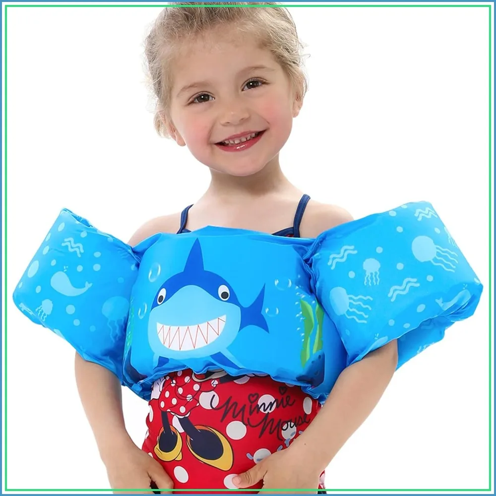 Toddler Swim Vest with Sleeves, Adjustable Strap, Pool Floaties for 20-50 lbs Boys Girls
Toddler Swim Vest with Sleeves, Adjustable Strap, Pool Floaties for 20-50 lbs Boys Girls