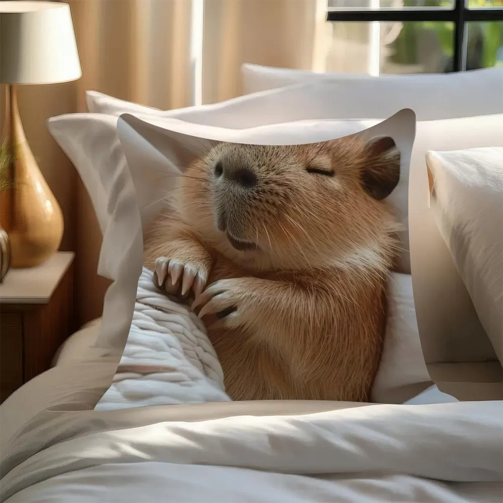 1 Capybara Square Pillowcase - Cute Dormouse Pattern, Perfect for Spring and Bedroom Decor, Colorful Mix and Match
1 Capybara Square Pillowcase - Cute Dormouse Pattern, Perfect for Spring and Bedroom Decor, Colorful Mix and Match