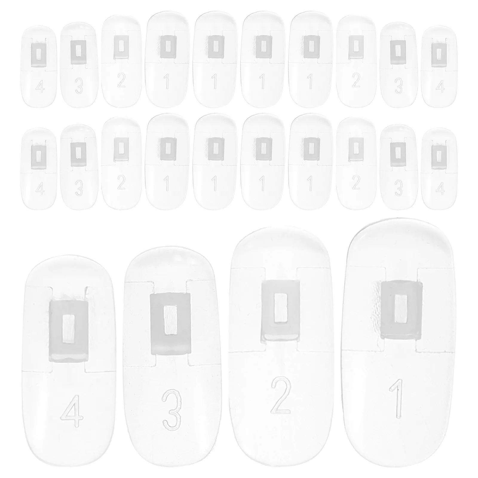 100 pcs Practice Tips Smooth Surface Long Lasting Art Fake Tips For Nail Color Display Practice Tools Nail Accessories
100 pcs Practice Tips Smooth Surface Long Lasting Art Fake Tips For Nail Color Display Practice Tools Nail Accessories