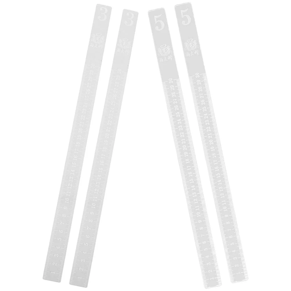 2 Pairs Biscuits Balance Leveling Ruler Fudge Measuring Transparent Pizza Rolling Pin Dough Strip
2 Pairs Biscuits Balance Leveling Ruler Fudge Measuring Transparent Pizza Rolling Pin Dough Strip