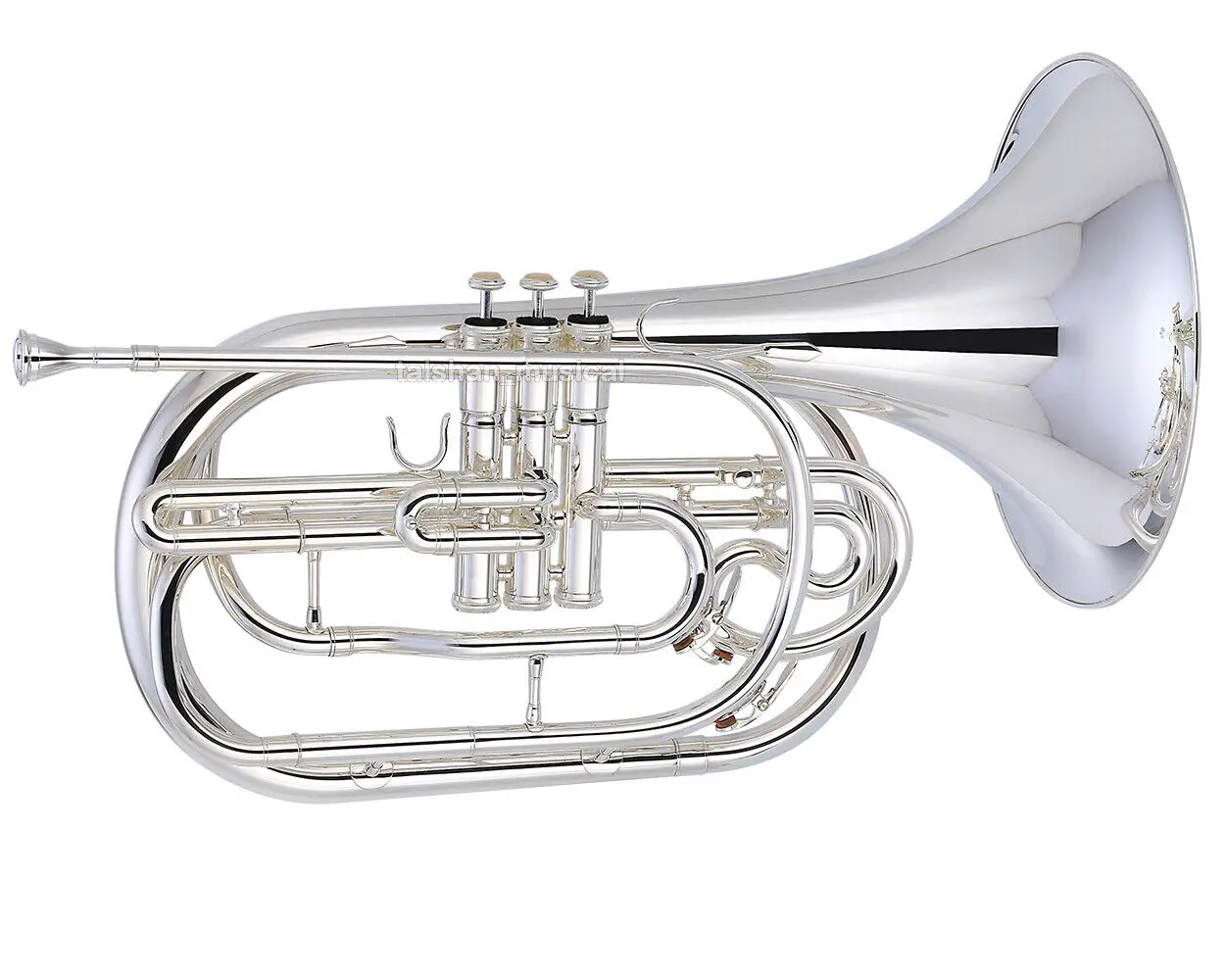 Silver plated Marching French Horn stainless steel piston With Case
Silver plated Marching French Horn stainless steel piston With Case