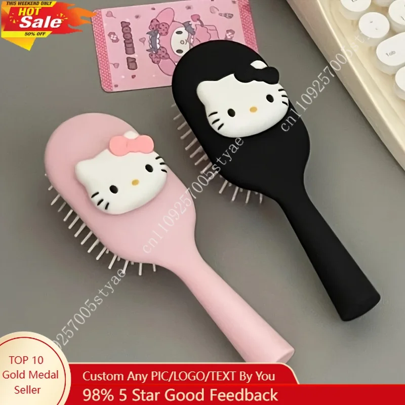 Hello Kitty Detangling Hairbrush 1pc Sanrio Portable Air Cushion Comb Cute Cartoon Design Massage Function for Easy Styling
Hello Kitty Detangling Hairbrush 1pc Sanrio Portable Air Cushion Comb Cute Cartoon Design Massage Function for Easy Styling