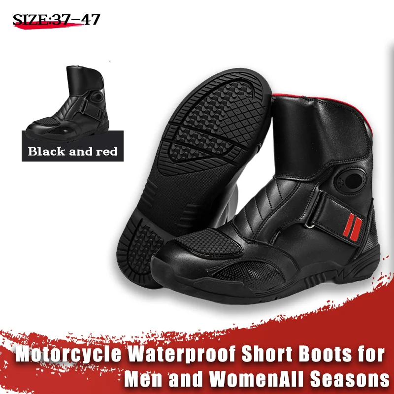 Motorcycle Boots Men Women, Summer Synthetic Leather Waterproof Breathable Retro Riding Boots, Adventure Off Road Anti-Slip Moto
Motorcycle Boots Men Women, Summer Synthetic Leather Waterproof Breathable Retro Riding Boots, Adventure Off Road Anti-Slip Moto