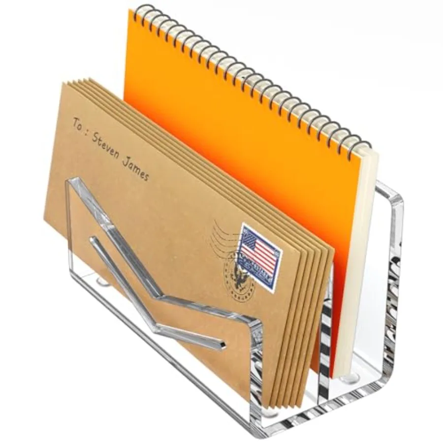 Envelope and Mail Organizer Countertop - Acrylic Desk Organizer Letter Holder Desktop File Sorter Bill Document Folder Rack for
Envelope and Mail Organizer Countertop - Acrylic Desk Organizer Letter Holder Desktop File Sorter Bill Document Folder Rack for