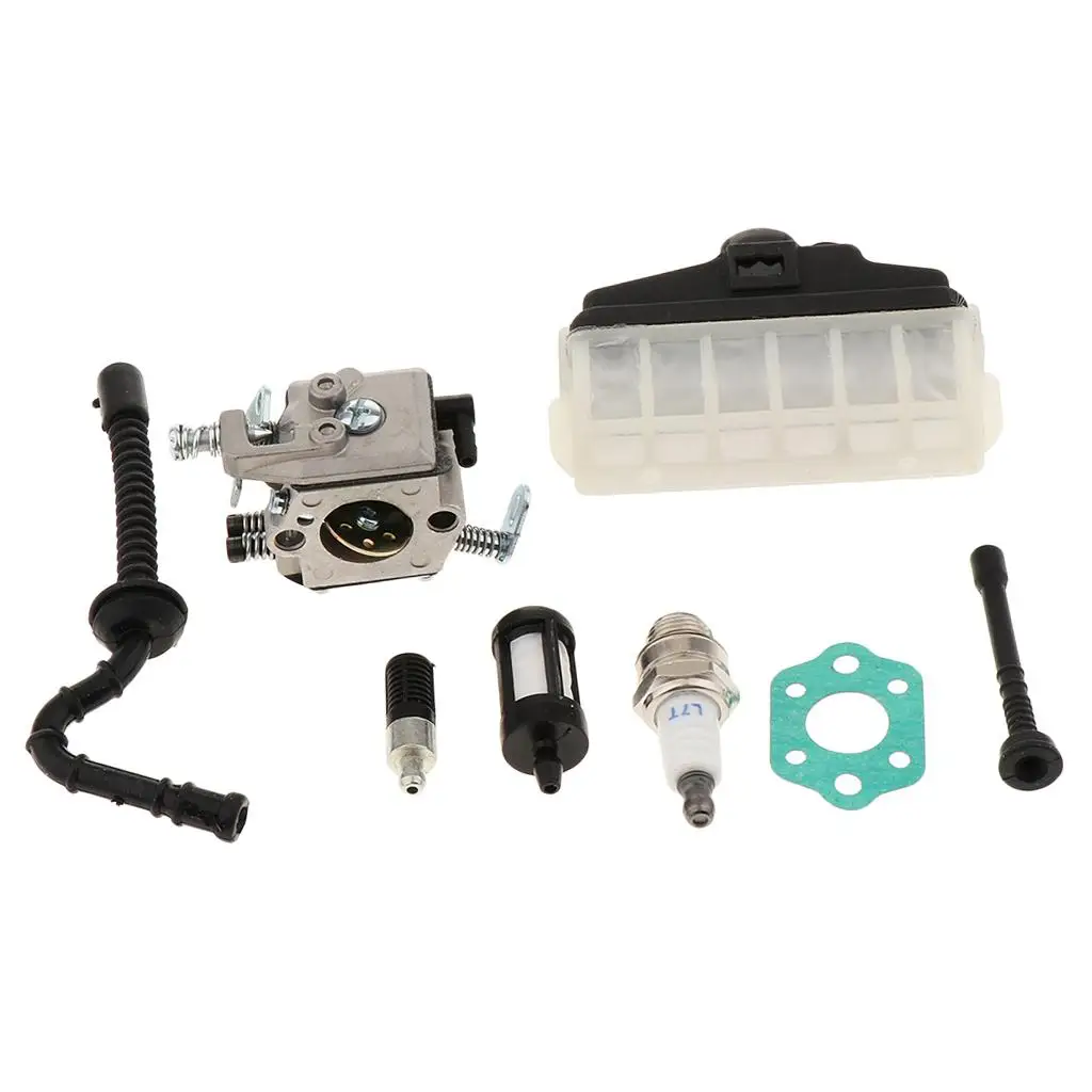 Carburetor with Oil Air Filter Line Spark Plug Repower Kit 021 023 025 MS210 MS230 for for for for for for , 3.54x2.95inch
Carburetor with Oil Air Filter Line Spark Plug Repower Kit 021 023 025 MS210 MS230 for for for for for for , 3.54x2.95inch