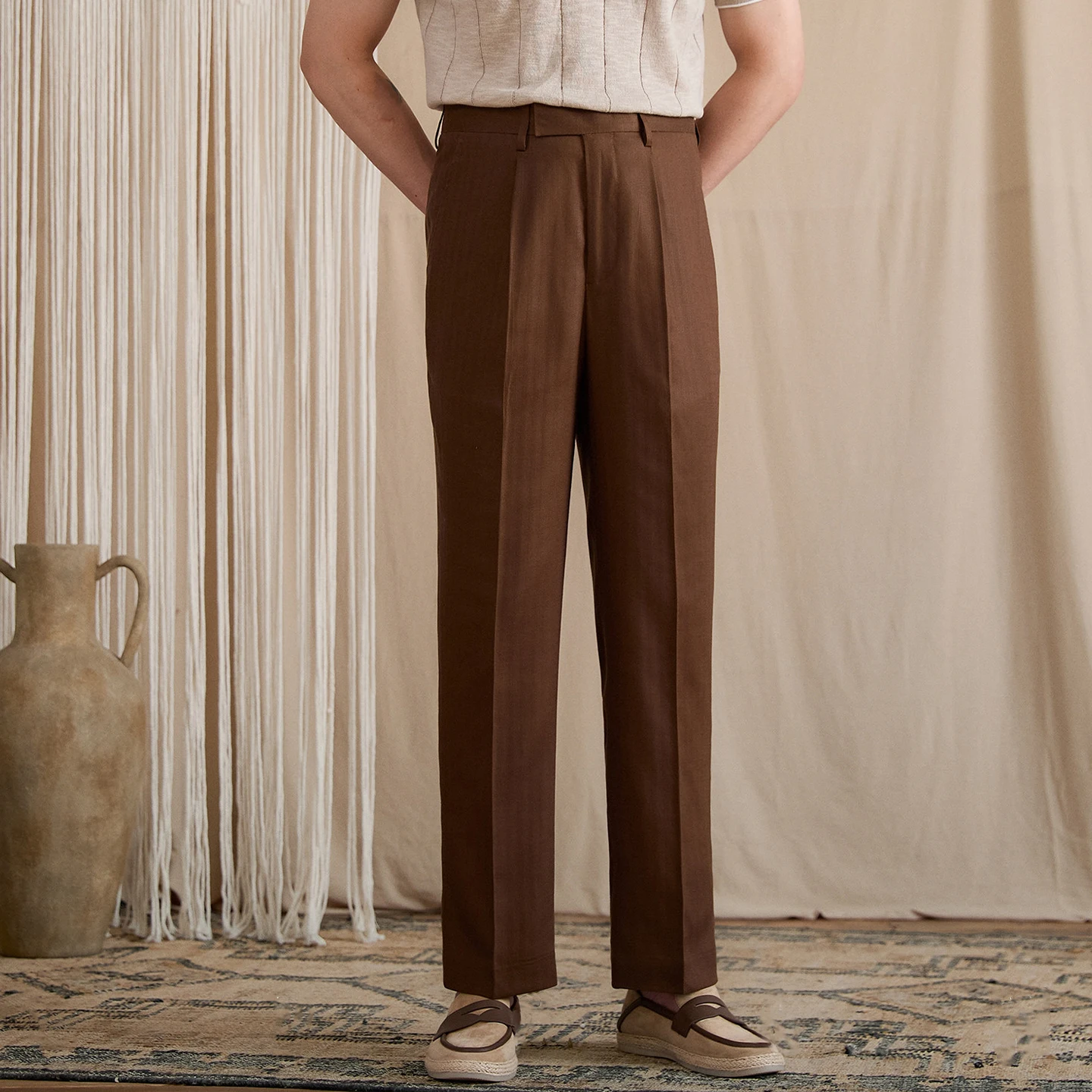 2026 New Model Lyocell Linen Casual Pants for Men, Large Size, Summer Thin Breathable Old Money Style Straight Loose Long Pants
2026 New Model Lyocell Linen Casual Pants for Men, Large Size, Summer Thin Breathable Old Money Style Straight Loose Long Pants