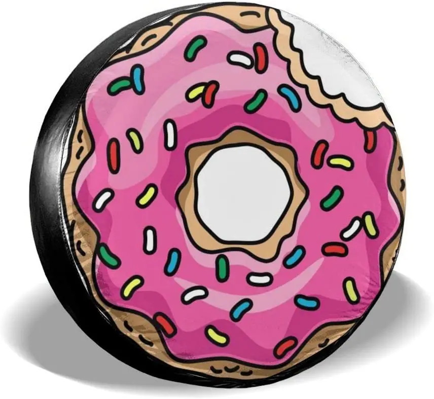 Delerain Colorful Bitten Donut Spare Tire Covers Waterproof Dust-Proof Spare Wheel Cover Universal Fit for , Trailer, RV, SU
Delerain Colorful Bitten Donut Spare Tire Covers Waterproof Dust-Proof Spare Wheel Cover Universal Fit for , Trailer, RV, SU