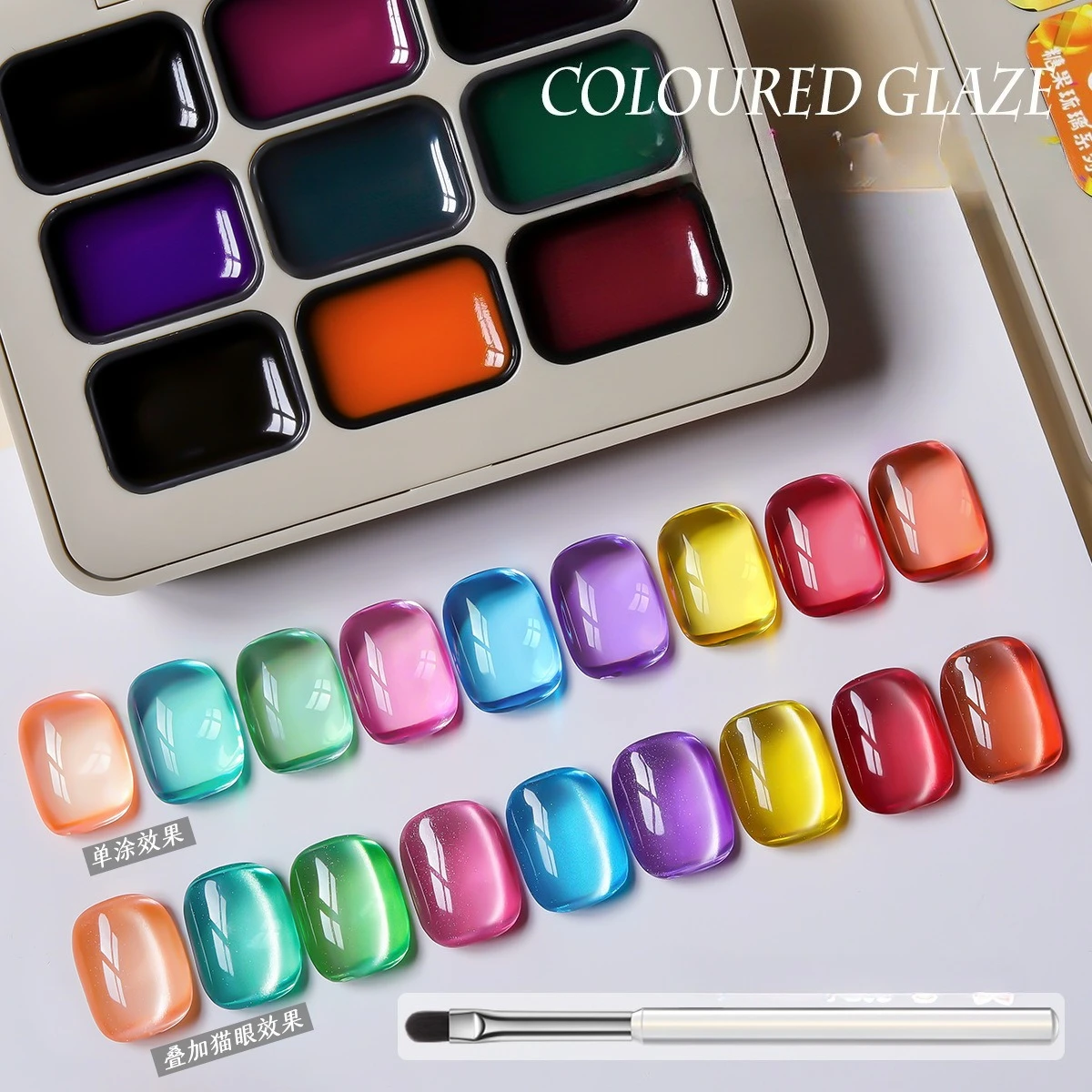 9 Colors Spring Summer Solid Glitter UV/LED Gel Polish Palette Japanese Nail Art Semi Permanent Cream Gel Varnishes for Manicure
9 Colors Spring Summer Solid Glitter UV/LED Gel Polish Palette Japanese Nail Art Semi Permanent Cream Gel Varnishes for Manicure