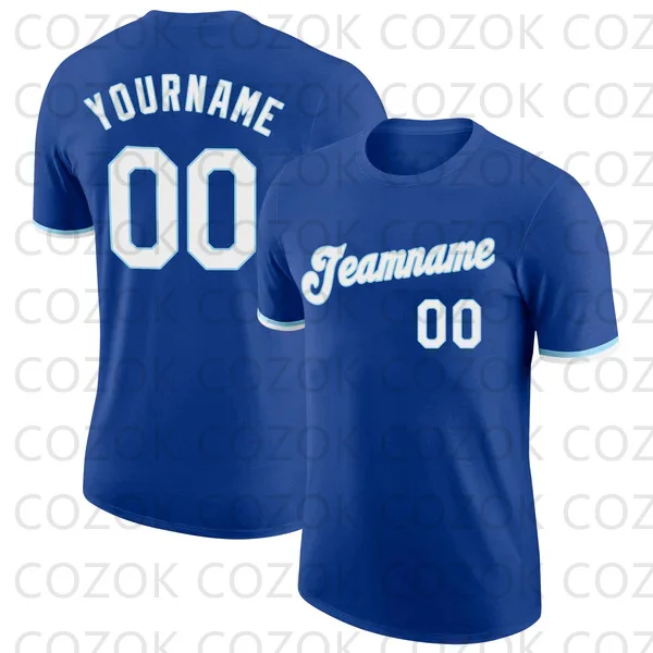 Custome Blue Color Style Football Jerseys for Men Women Unisex Football Short Sleeves Athletic Tee Shirts
Custome Blue Color Style Football Jerseys for Men Women Unisex Football Short Sleeves Athletic Tee Shirts