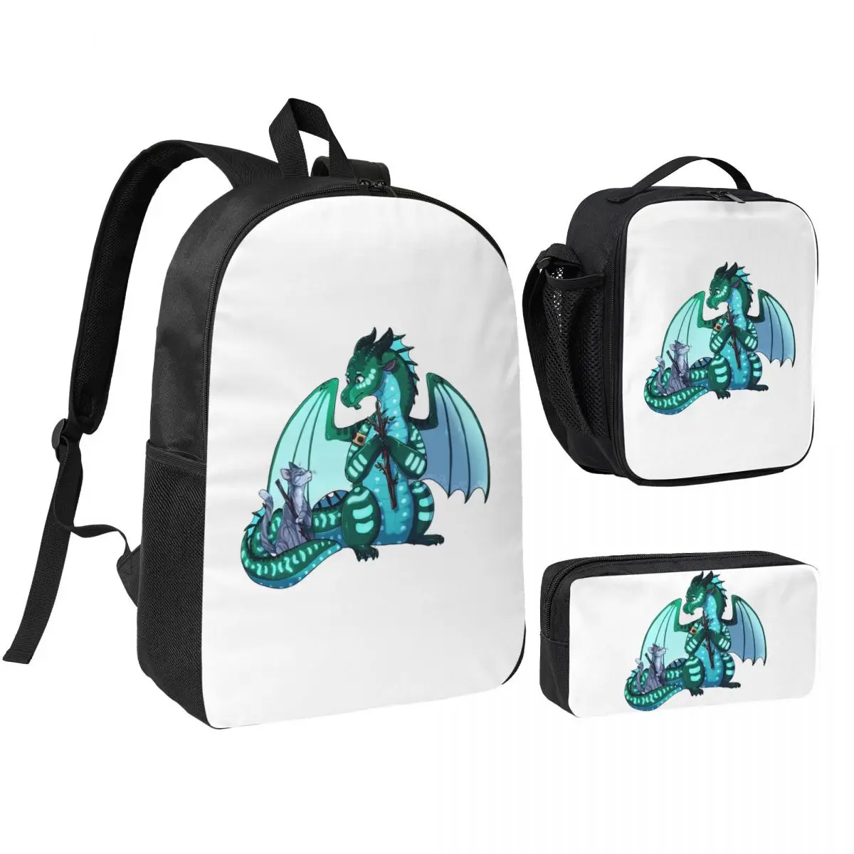 Wings Of Fire & Warriors - Turtle And Jayfeather Backpack BookBag School Bag Shoulder Bags 3ps Insulated Lunch Bag Pencil Case
Wings Of Fire & Warriors - Turtle And Jayfeather Backpack BookBag School Bag Shoulder Bags 3ps Insulated Lunch Bag Pencil Case