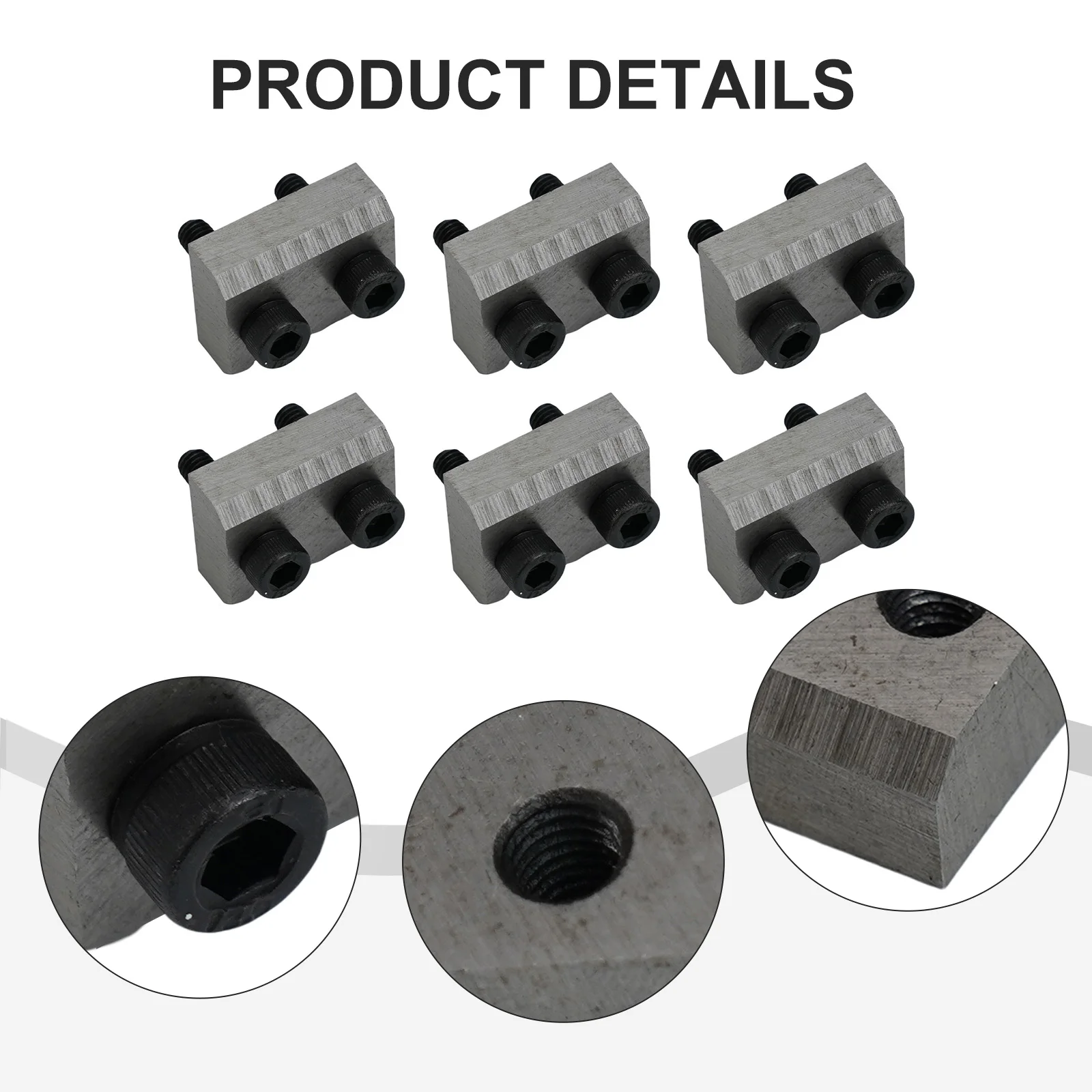 6pcs 16/20/25 Electric Rebar Cutter Blades Hard Hydraulic Rebar Blade Replacement Jaw Blade For Cutting Round Steel/carbon Steel
6pcs 16/20/25 Electric Rebar Cutter Blades Hard Hydraulic Rebar Blade Replacement Jaw Blade For Cutting Round Steel/carbon Steel