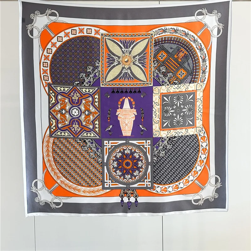 Pure Silk Scarf 90CM Women Square Neck Bandanas Luxury Designer Scarves Foulards Femme Headbands Women Christmas Gift
Pure Silk Scarf 90CM Women Square Neck Bandanas Luxury Designer Scarves Foulards Femme Headbands Women Christmas Gift