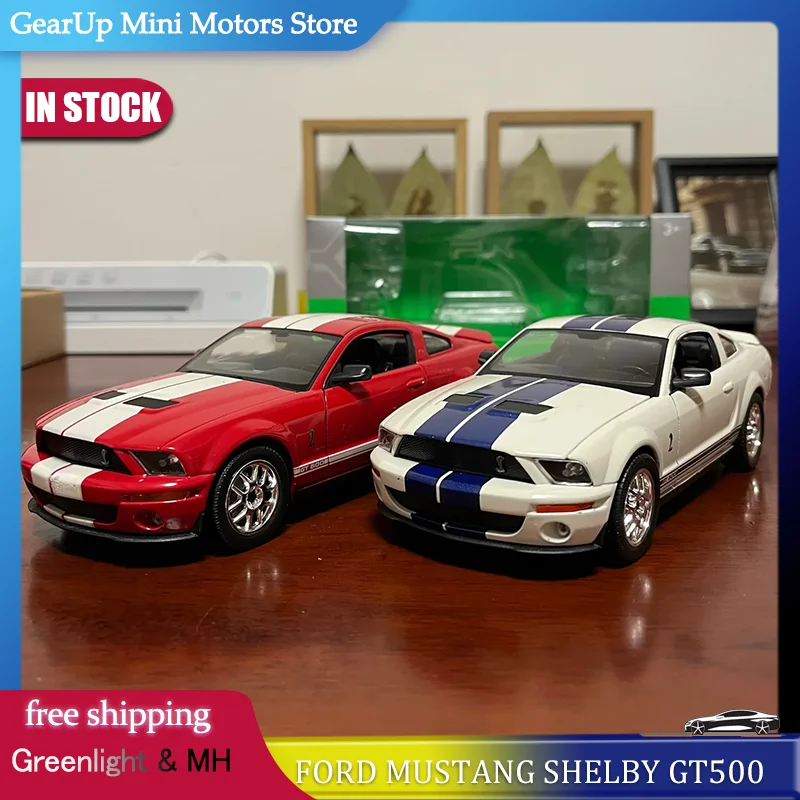 Greenlight & MH 1:64 Ford Mustang Shelby GT500 2007 Diecast Alloy Muscle Car Model Collectible Desktop Gift for Auto Enthusiasts
Greenlight & MH 1:64 Ford Mustang Shelby GT500 2007 Diecast Alloy Muscle Car Model Collectible Desktop Gift for Auto Enthusiasts