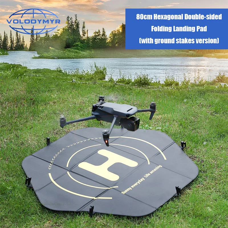 Volodymyr 80cm(31’’) Drone Landing Pad Fast-Fold Double-Sided Waterproof for DJI Mavic 3 Pro/ Phantom 4 Pro/ Autel EVO II
Volodymyr 80cm(31’’) Drone Landing Pad Fast-Fold Double-Sided Waterproof for DJI Mavic 3 Pro/ Phantom 4 Pro/ Autel EVO II