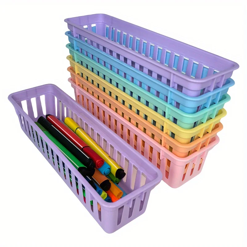 Six Storage Baskets for Pencils, Colored Pencils, Crayons, Plastic Pencils,small Miscellaneous Items.for Organizing Classrooms
Six Storage Baskets for Pencils, Colored Pencils, Crayons, Plastic Pencils,small Miscellaneous Items.for Organizing Classrooms