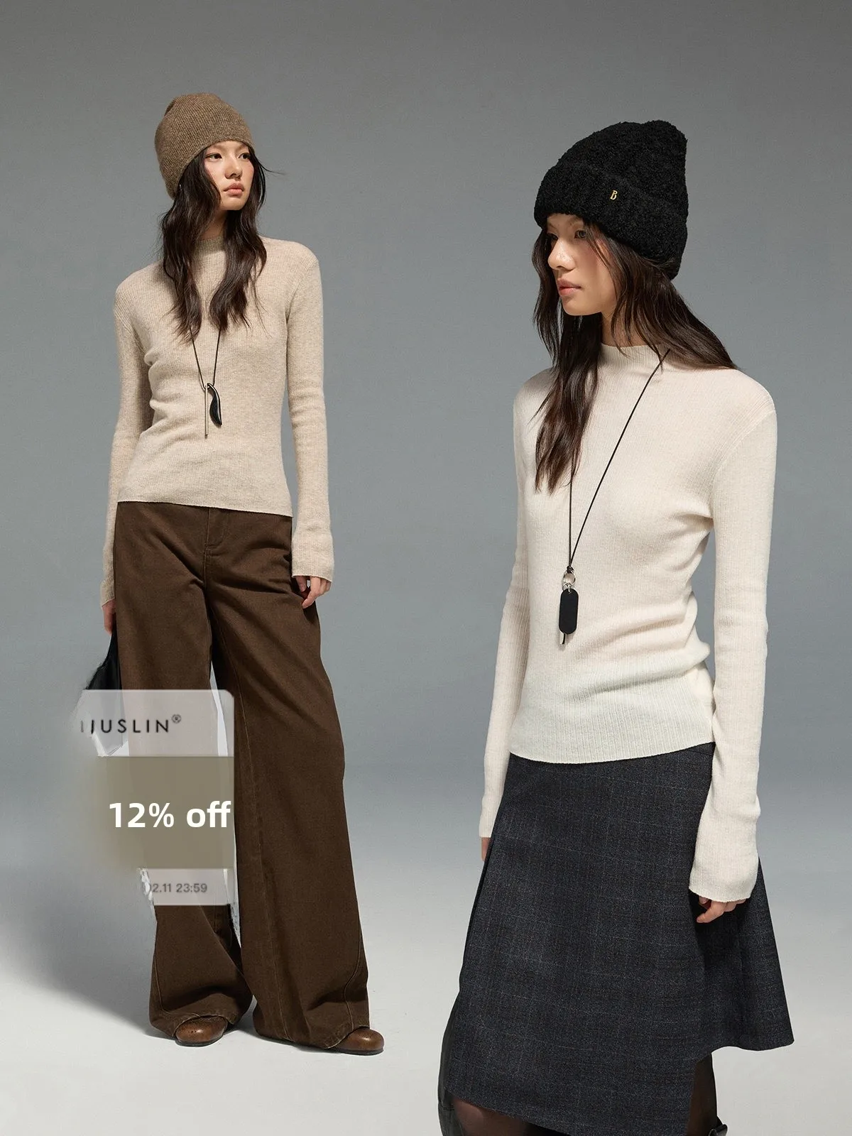 JUSLIN Женский свитер из 100% шерсти с высоким воротником и расклешенными рукавами, повседневный, модный, облегающий, L209
JUSLIN Женский свитер из 100% шерсти с высоким воротником и расклешенными рукавами, повседневный, модный, облегающий, L209