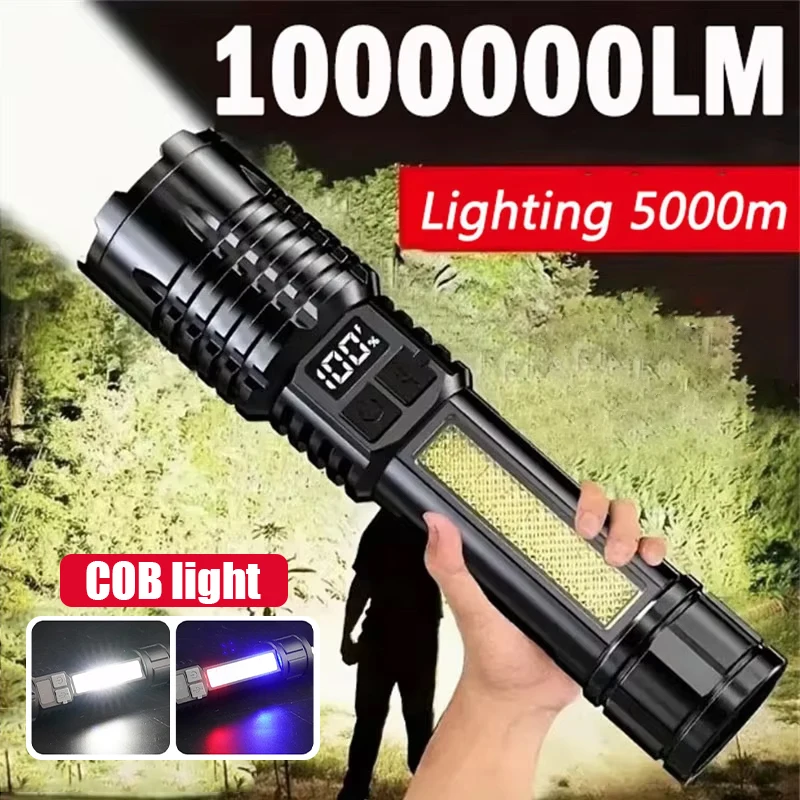 1000000LM высокомощный перезаряжаемый светодиодный фонарик телескопический масштабируемый масштабируемый фонарь встроенный аккумулятор для наружных кемпинговых ламп
1000000LM высокомощный перезаряжаемый светодиодный фонарик телескопический масштабируемый масштабируемый фонарь встроенный аккумулятор для наружных кемпинговых ламп