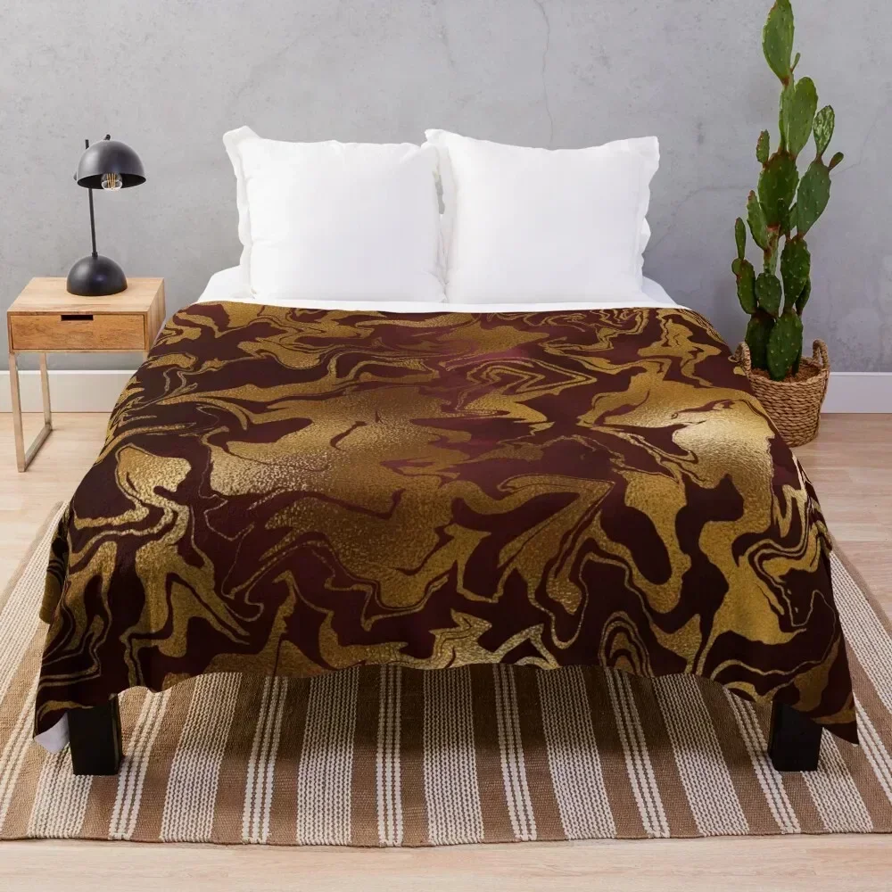 Marble Burgundy and Gold Swirled Pattern Throw Blanket decorative Luxury Throw Thins Blankets
Marble Burgundy and Gold Swirled Pattern Throw Blanket decorative Luxury Throw Thins Blankets