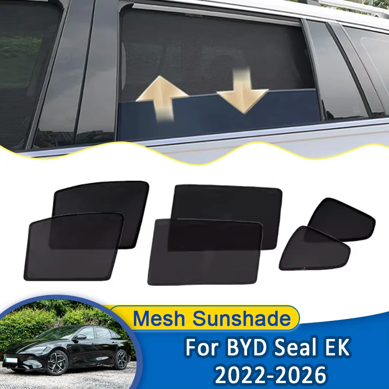 For BYD Seal EK 2022 2023 2024 2025 2026 Car Mesh Sunshade Windshield Privacy Curtains Magnetic Sunscreen Sun Visors Accessories
For BYD Seal EK 2022 2023 2024 2025 2026 Car Mesh Sunshade Windshield Privacy Curtains Magnetic Sunscreen Sun Visors Accessories