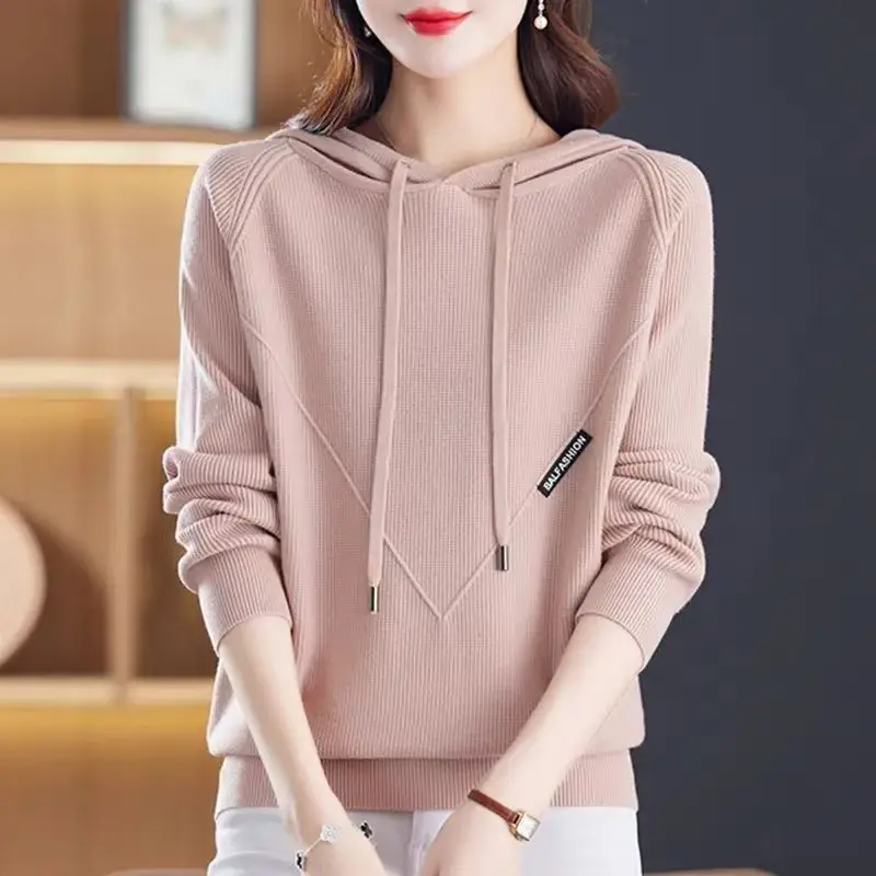 Spring Autumn New Casual Sweater Knitted Fashionable Hooded Loose Top Long Sleeve Base
Spring Autumn New Casual Sweater Knitted Fashionable Hooded Loose Top Long Sleeve Base