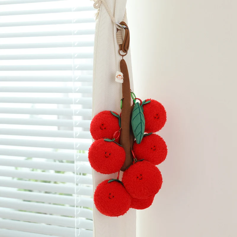Pretty Fruits vegetables Strings Plush Toys Detachable Cute Grape Litchi Tomato Gold Coin Toys Cute Hangging Decor Bags Pendant
Pretty Fruits vegetables Strings Plush Toys Detachable Cute Grape Litchi Tomato Gold Coin Toys Cute Hangging Decor Bags Pendant