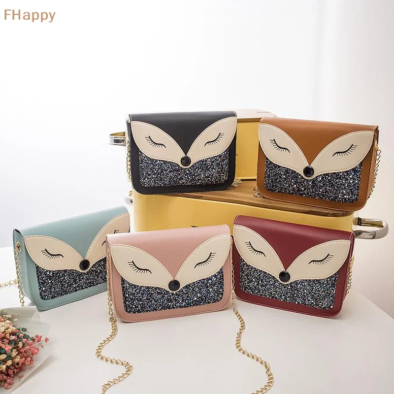 Women's Cute Fox Print Fashion Cross-Body Shoulder Bag With Chain Strap Ladies Mini Square Bags Clutch Wallet Handbags
Women's Cute Fox Print Fashion Cross-Body Shoulder Bag With Chain Strap Ladies Mini Square Bags Clutch Wallet Handbags