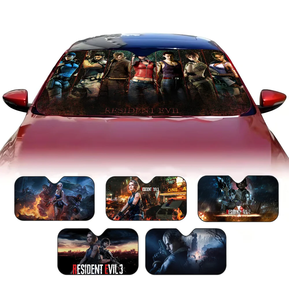 R-Resident Evil Games Car sunshade window sunshade sunblock Front windshield hood Interior front baffle double ring sunshade
R-Resident Evil Games Car sunshade window sunshade sunblock Front windshield hood Interior front baffle double ring sunshade