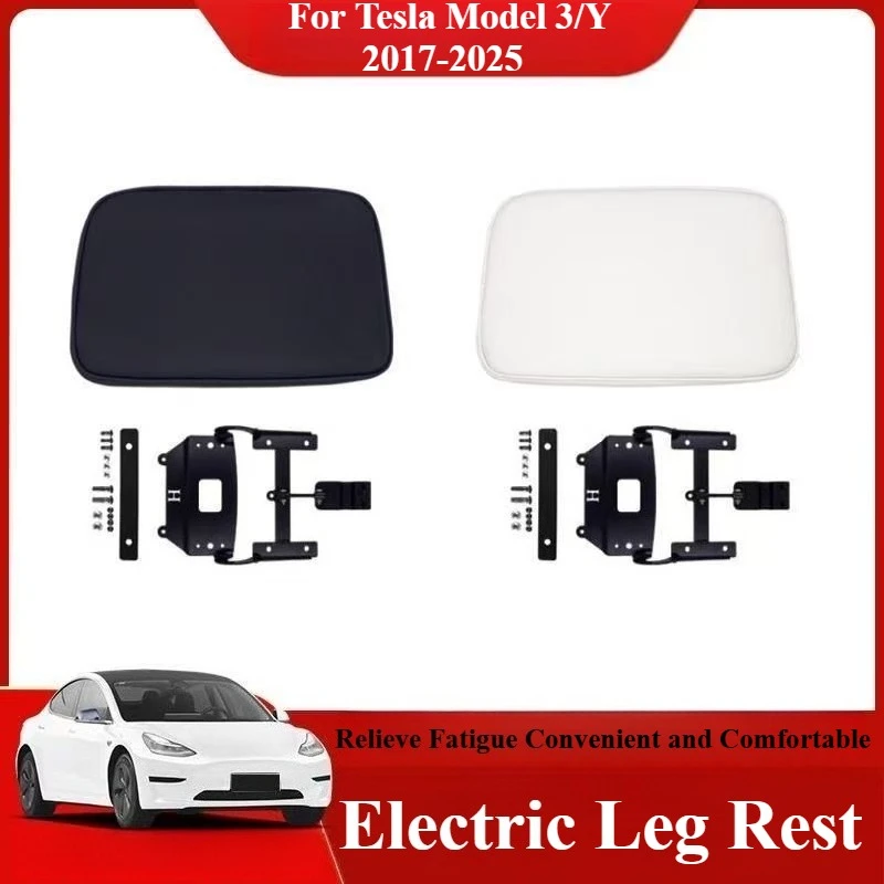 For Tesla Model 3 Y 2017-2025 Car Leather Electric Seat Leg Support Knee Pad Free Adjustment Seat Extension Interior Accessory
For Tesla Model 3 Y 2017-2025 Car Leather Electric Seat Leg Support Knee Pad Free Adjustment Seat Extension Interior Accessory