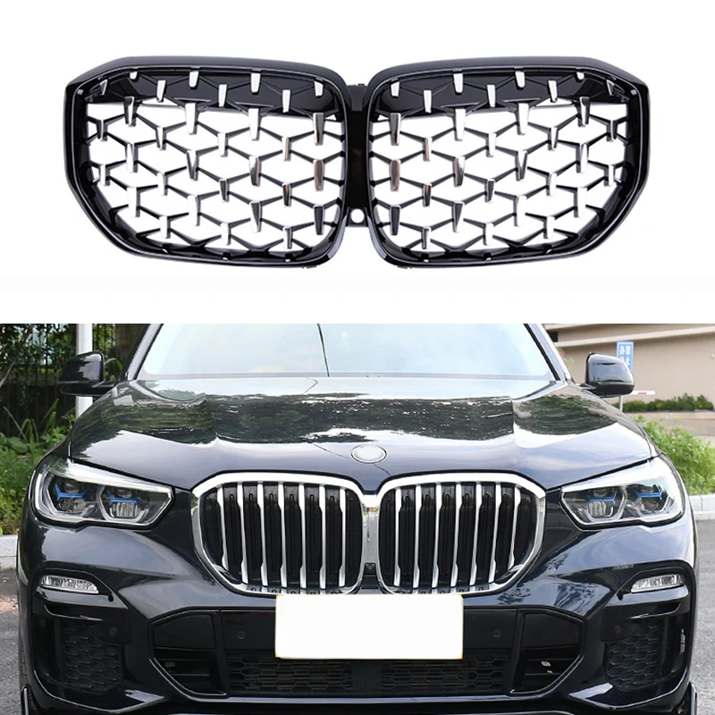 Car Styling Diamond Front Bumper Grille For BMW X5 G05 2018-2023 Diamond Front Kidney Grill Racing Grilles Replacement Parts
Car Styling Diamond Front Bumper Grille For BMW X5 G05 2018-2023 Diamond Front Kidney Grill Racing Grilles Replacement Parts