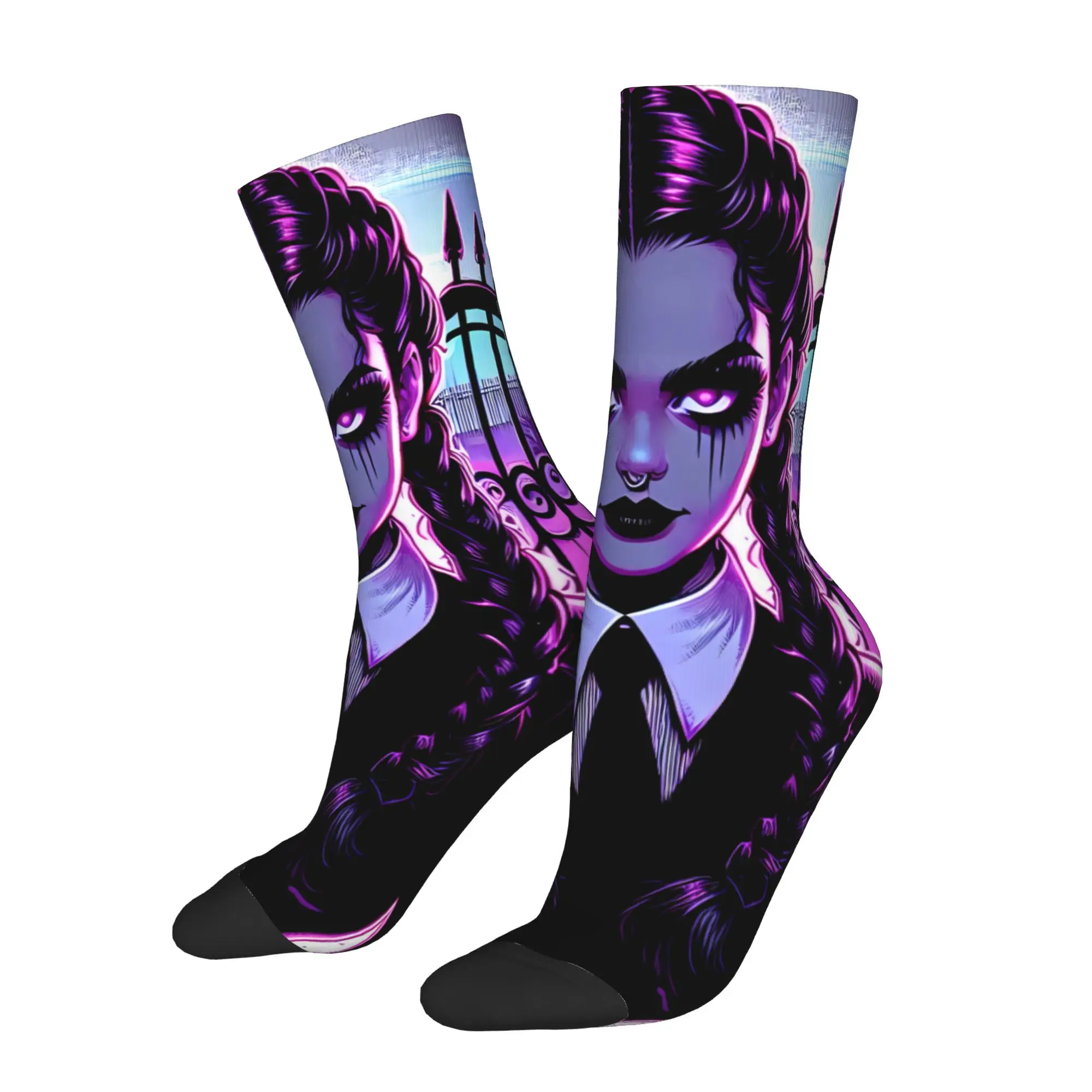 Wednesday Television Sock Printed Man Polyester Fashion Popular
Wednesday Television Sock Printed Man Polyester Fashion Popular