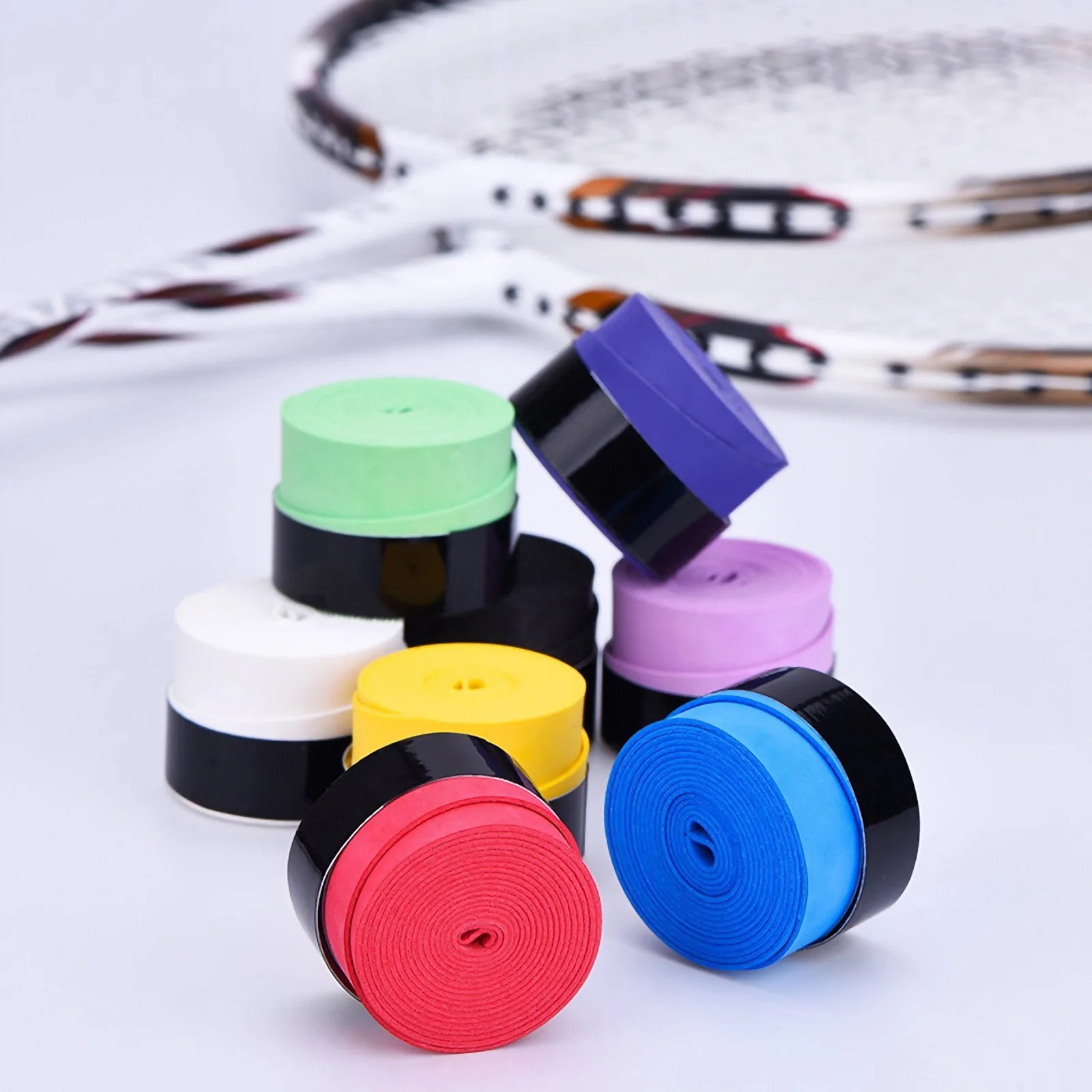 12pcs Pu Anti-Slip Sweat Absorbent Hand Grip Tape For Tennis Badminton Racket Overgrips Outdoor Sports Accessories
12pcs Pu Anti-Slip Sweat Absorbent Hand Grip Tape For Tennis Badminton Racket Overgrips Outdoor Sports Accessories