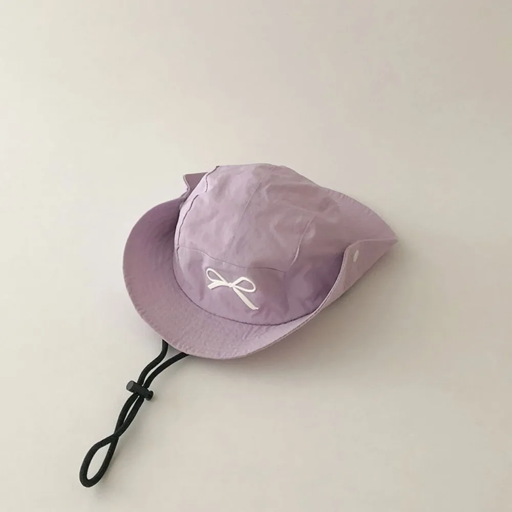 Korean Style Candy Color Bucket Hat Bow Embroidery Quick-dry Summer Sunhat Shading Hat Anti-UV Sun Hat Children's Fisherman Hat
Korean Style Candy Color Bucket Hat Bow Embroidery Quick-dry Summer Sunhat Shading Hat Anti-UV Sun Hat Children's Fisherman Hat