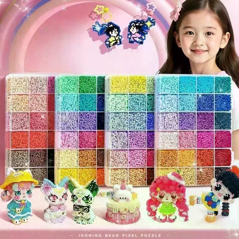 DIY Fuse Beads Kit with Complete Tools, Full Accessories for Kids Art Craft
DIY Fuse Beads Kit with Complete Tools, Full Accessories for Kids Art Craft