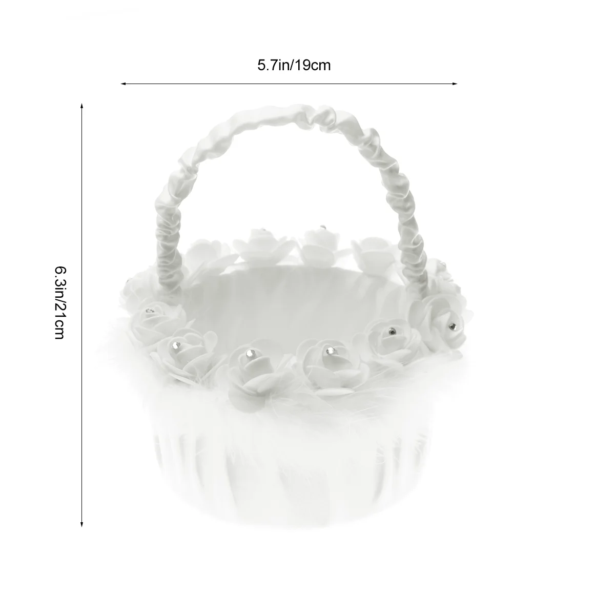 Flower Basket Satin White Bubble Flowers Wedding Decorations Girl Arrangement Storage Baskets Tools Petal Holder
Flower Basket Satin White Bubble Flowers Wedding Decorations Girl Arrangement Storage Baskets Tools Petal Holder