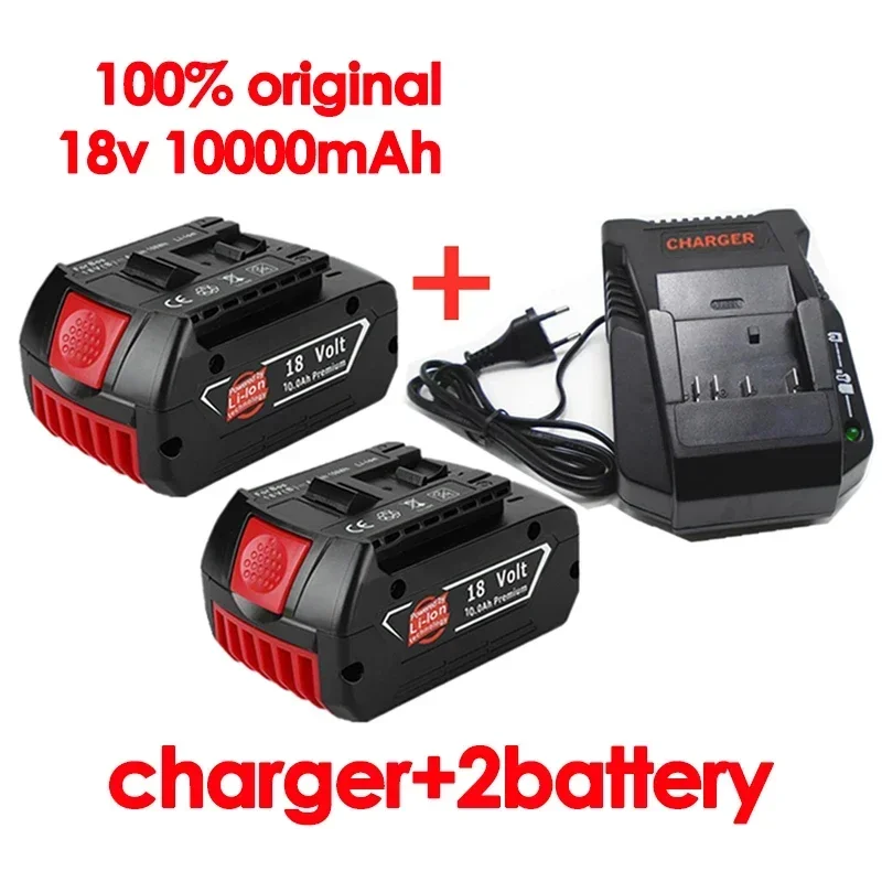 NEW For BOSCH Authentic 18V 10AH LITHIUM-ION BATTERY GBA 18V 10AH Professional GBA GSR GSB BAT618 BAT609 With indicator light
NEW For BOSCH Authentic 18V 10AH LITHIUM-ION BATTERY GBA 18V 10AH Professional GBA GSR GSB BAT618 BAT609 With indicator light