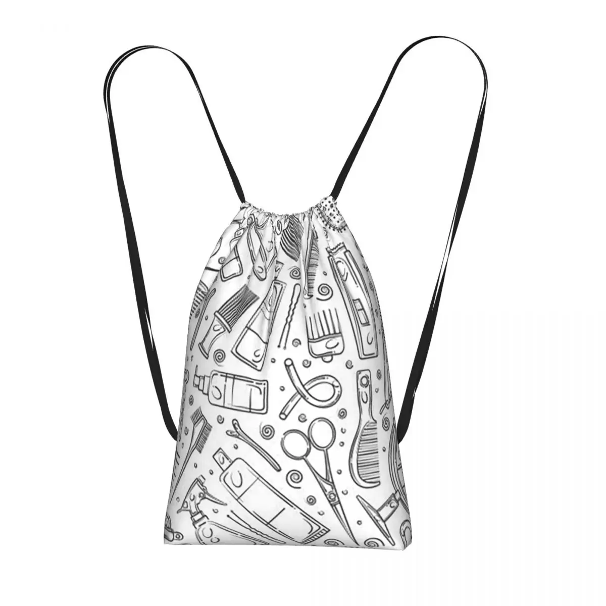 Salon Hair Dressing Tool Pattern Backpacks Casual Drawstring Bundle Pocket Sports Bag Book Bags for Travel Students
Salon Hair Dressing Tool Pattern Backpacks Casual Drawstring Bundle Pocket Sports Bag Book Bags for Travel Students