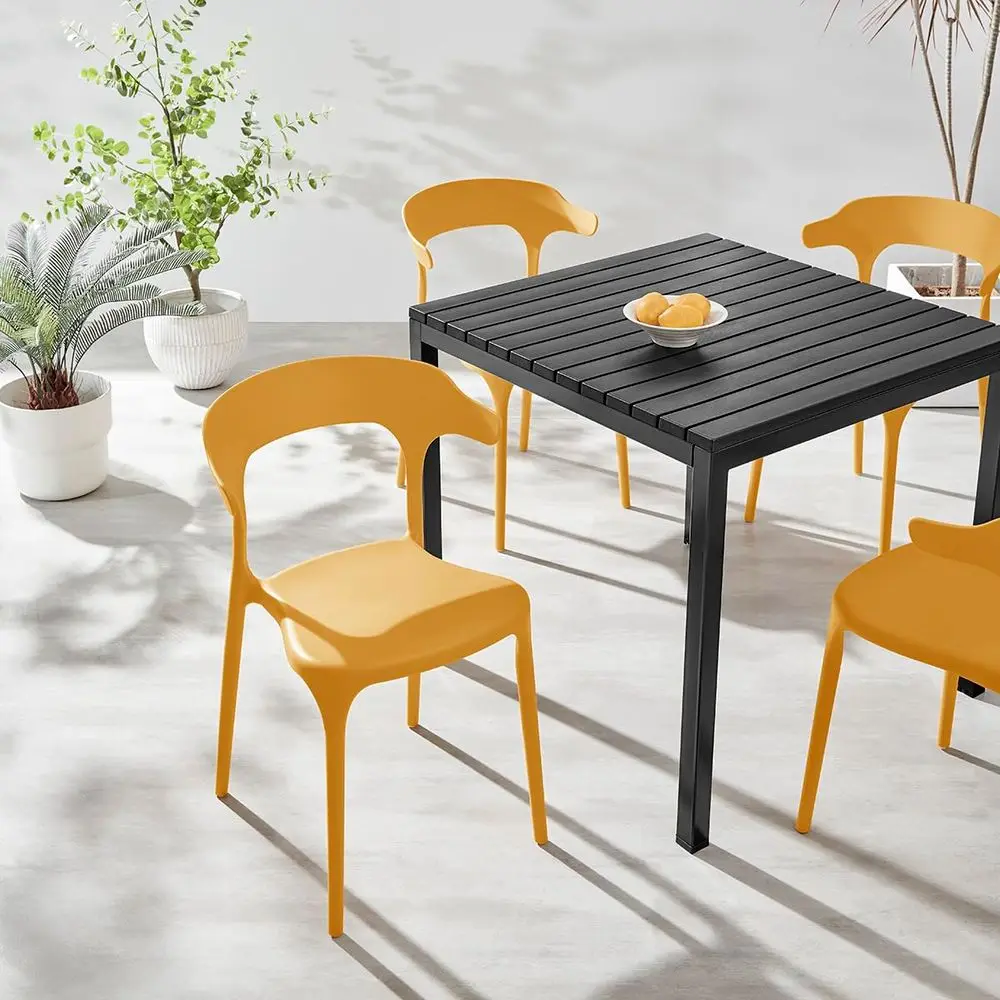 Stackable Dining Chair Set, No Assembly, Plastic Chair, Patio Chair, Suitable for Indoor and Outdoor Cafes and Restaurants, Set
Stackable Dining Chair Set, No Assembly, Plastic Chair, Patio Chair, Suitable for Indoor and Outdoor Cafes and Restaurants, Set