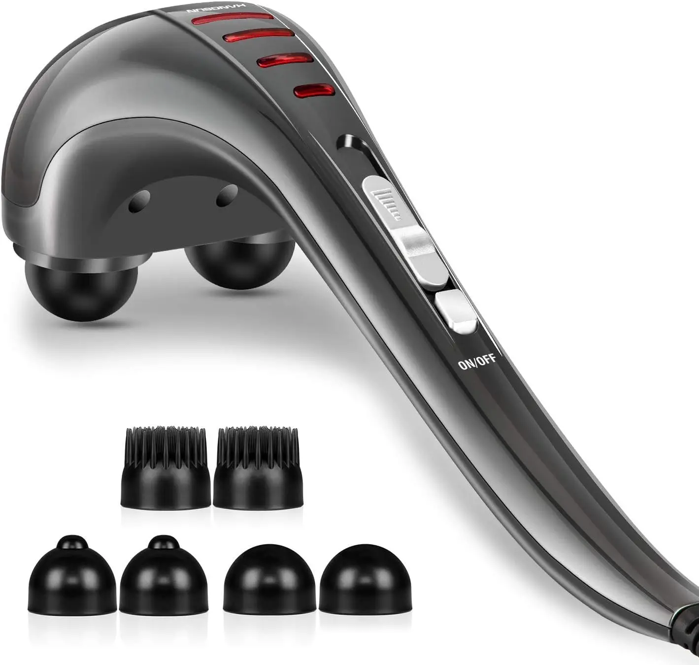 Electric Dual Head Percussion Massager for Deep Tissue Pain Relief, Shoulder, Leg, Foot & Full Body, Corded
Electric Dual Head Percussion Massager for Deep Tissue Pain Relief, Shoulder, Leg, Foot & Full Body, Corded