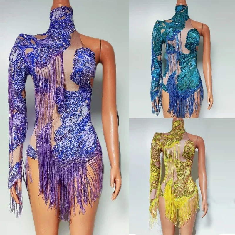 One Sleeve Full Rhinestones Bodysuit Sexy show girl Party Gogo Costume Women Drag Queen Outfits Bar Dj Ds Stage event outfit
One Sleeve Full Rhinestones Bodysuit Sexy show girl Party Gogo Costume Women Drag Queen Outfits Bar Dj Ds Stage event outfit