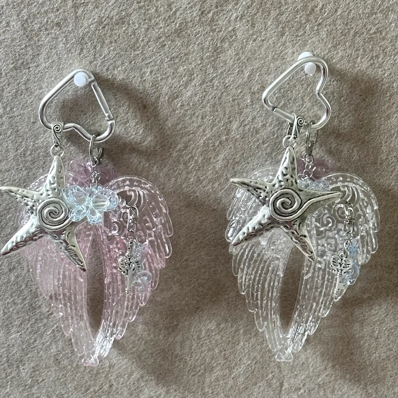 Keychain Pendant Angel Wings Y2k Bag Pendant Cross White Pink DIY For Man Woman Gift
Keychain Pendant Angel Wings Y2k Bag Pendant Cross White Pink DIY For Man Woman Gift