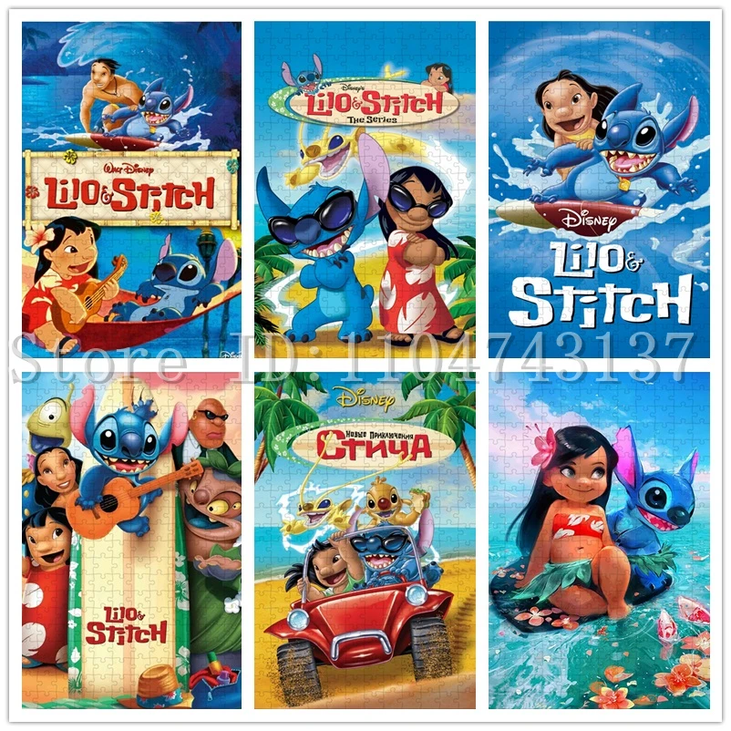 Пазлы Disney Lilo and Stitch для детей, интеллектуальные игры, игрушки, мультяшные фильмы, пазлы, хобби ручной работы
Пазлы Disney Lilo and Stitch для детей, интеллектуальные игры, игрушки, мультяшные фильмы, пазлы, хобби ручной работы