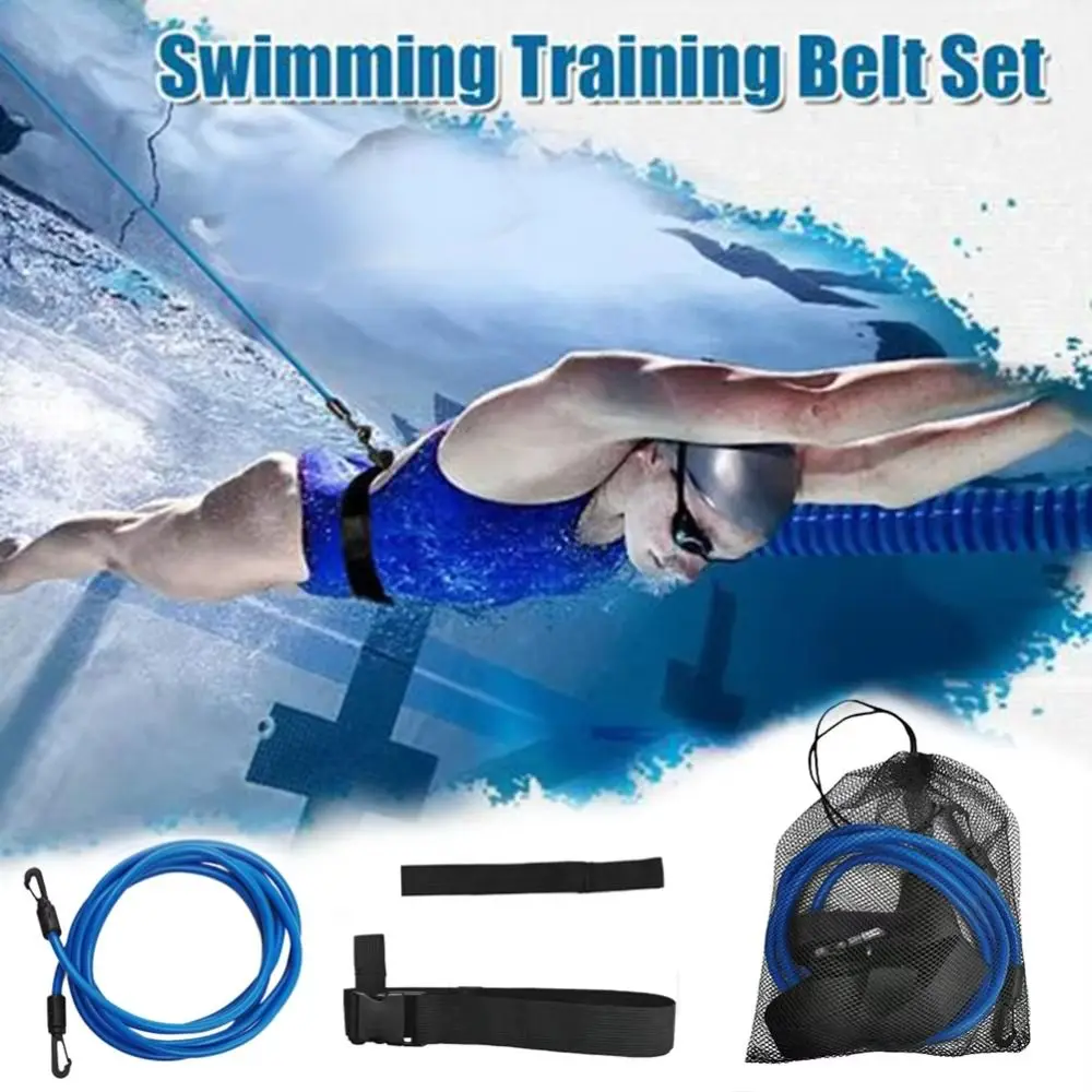 Latex Tubes Swim Training Resistance Belt 4M Adjustable Swimming Pool Exerciser Swim Tether with Mesh Pocket
Latex Tubes Swim Training Resistance Belt 4M Adjustable Swimming Pool Exerciser Swim Tether with Mesh Pocket